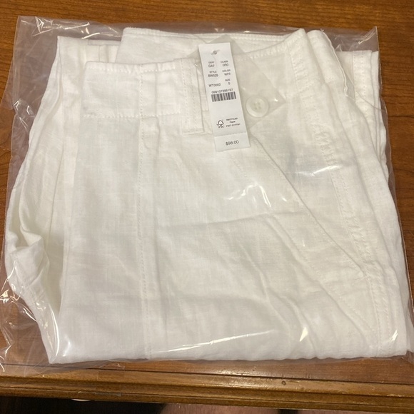 J Crew White Seaside cargo pant in linen-TENCEL™ lyocell blend - Picture 5 of 6